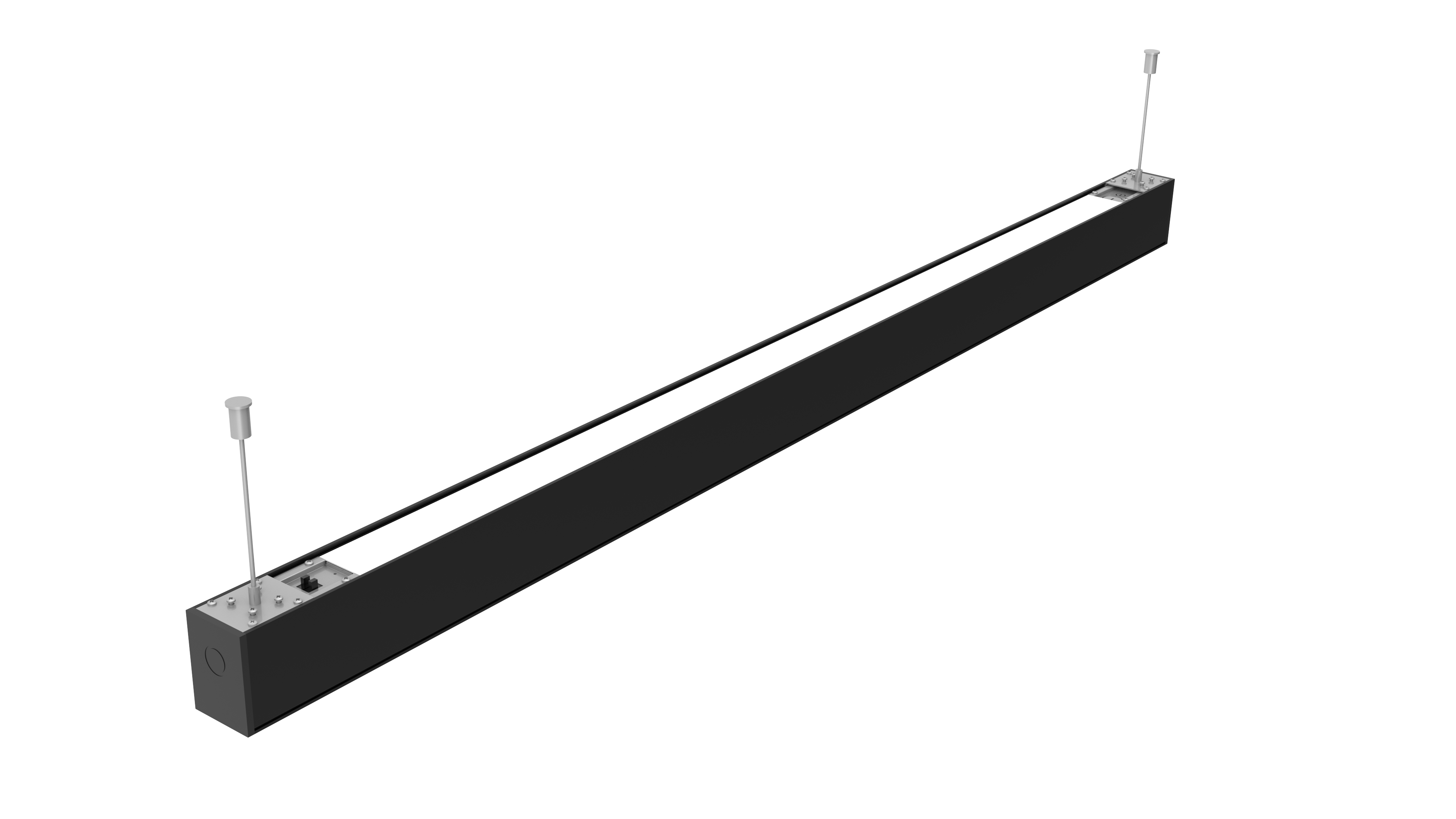 New Arrival LED Architectural Linear Light Seamless Connection 140lm/W Wattage CCT Adjustable Led Suspended Linear Light