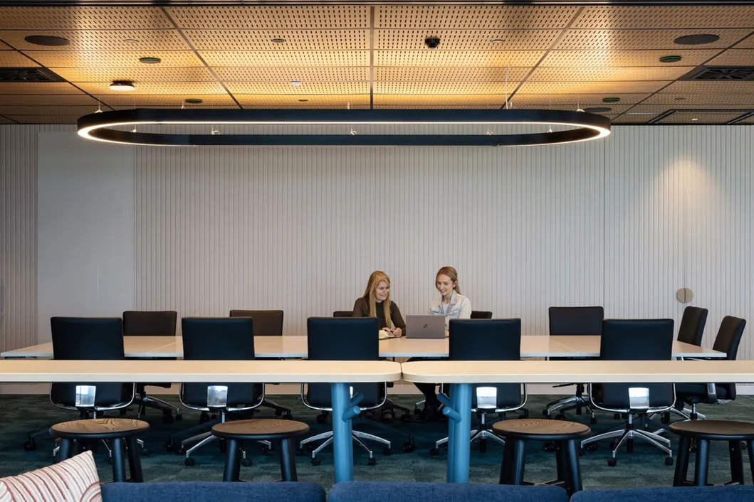 Large conference room lighting