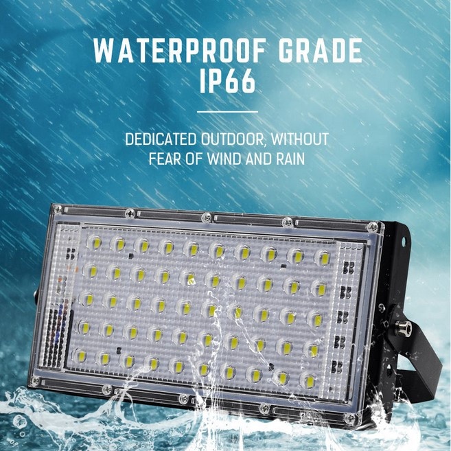New Waterproof IP65 Outdoor Green Blue Red Led Flood Lights 50w Floodlight
