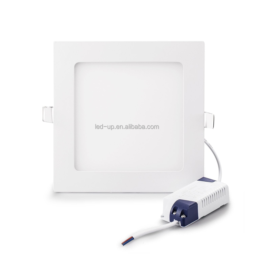 Ultra Slim Recessed Square CE RoHS 12 Watt Led Panel Light