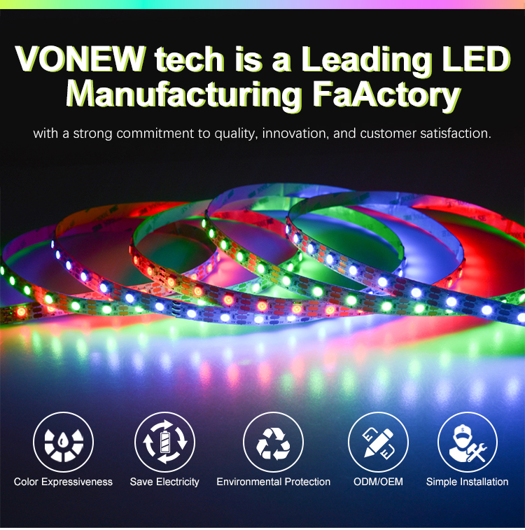 0.1m to 10 Meters 5v Leds Lights 5050 RGB Led Strip Waterproof with Remote Control Colorful Intelligent Light