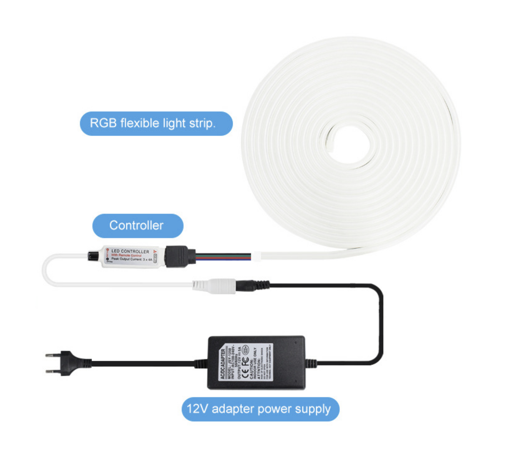 RGB Dream Color Chasing LED Neon Strip Light Smart App WiFi Control 12V/24V Addressable RGBIC PVC Lamp 5m Flex Modern