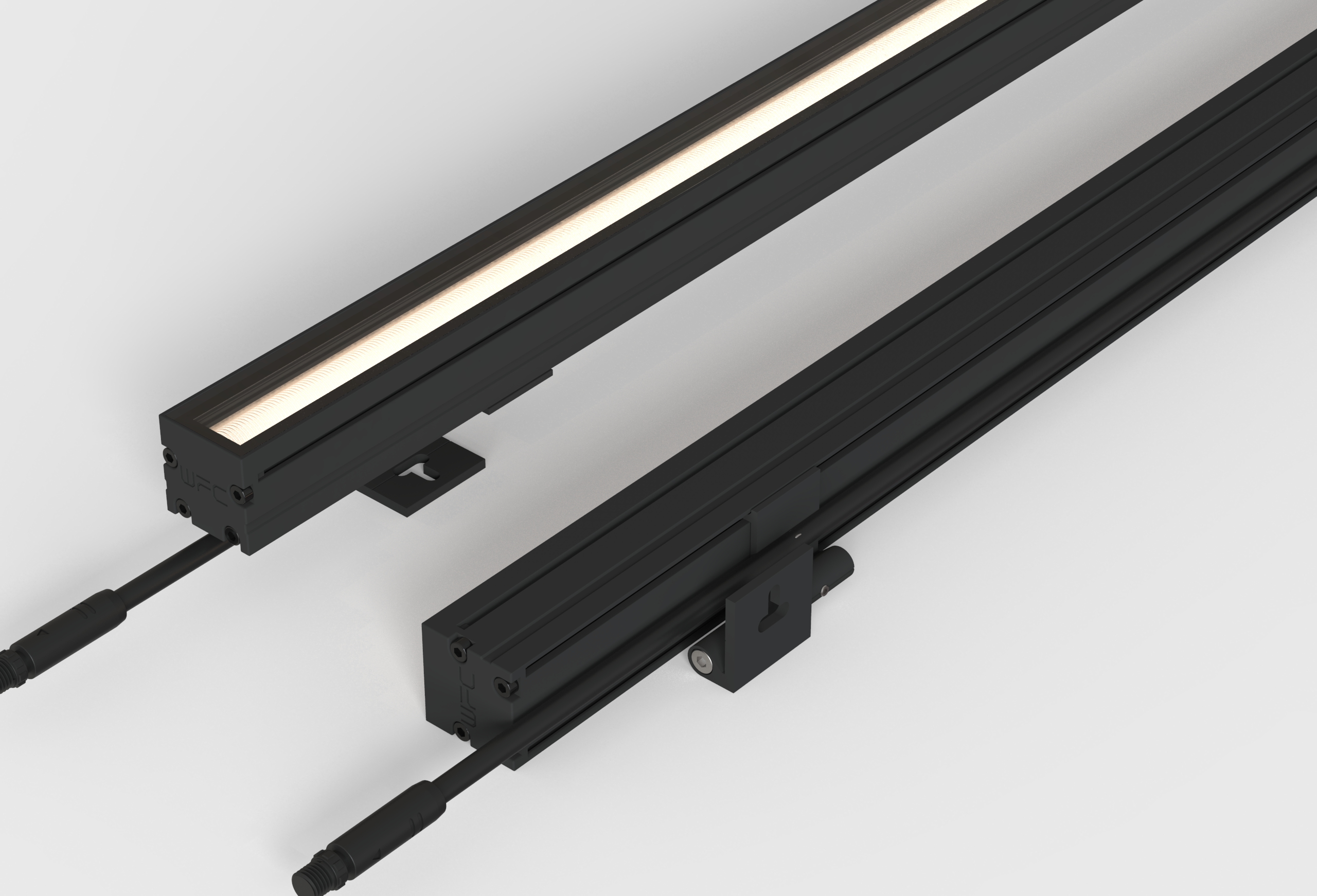 DMX Waterproof IP66 RGB Led Aluminum Tubes Outdoor Wall Washer Linear Facade Lights for Landscape Building Outline Lighting