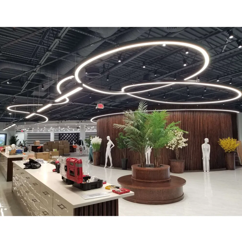 Circular Decorate Pendant Hanging Round Ring LED Pendant Light for Projects