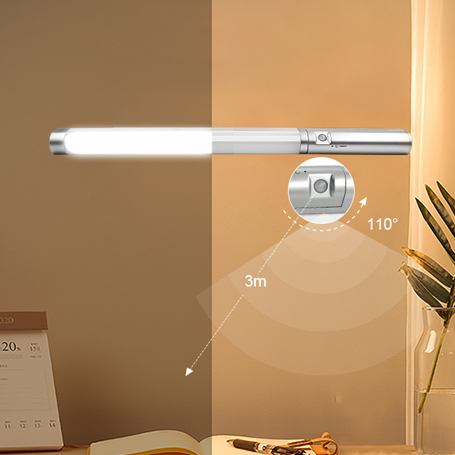 LED Under Cabinet Closet Light with Hand Sweep Stepless Dimming Pressure Switch Touch Induction Automatic Motion Sensor Detector