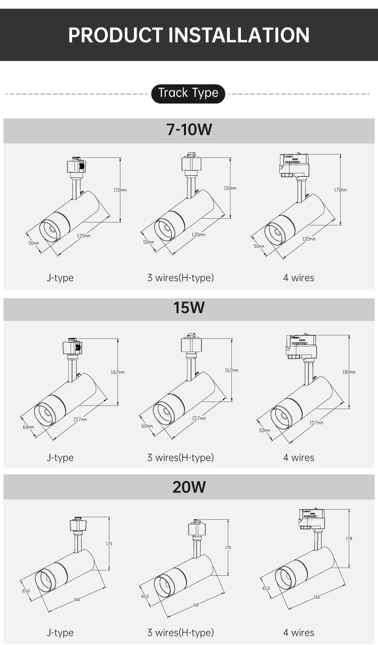 Led track light