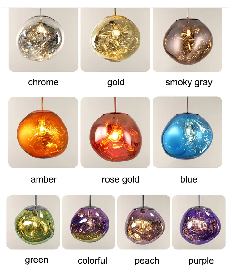Acrylic Blue Lava Pendant Light Art Decor Nordic Modern Creative Golden Hanging Pink Glitter Lava Pendant Lamp (ZY-RD8029)
