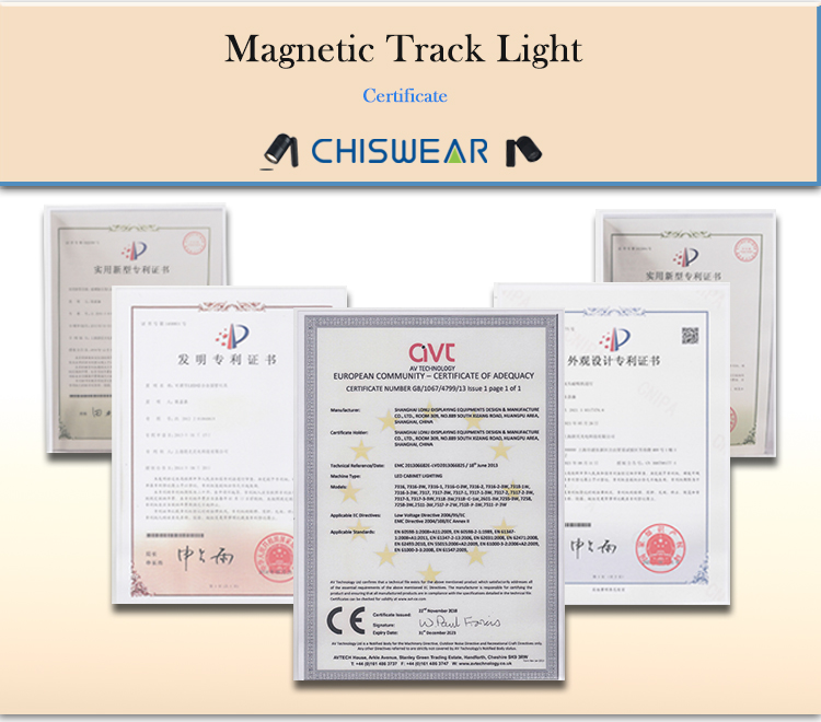 LED Magnetic Track Lighting 2W Track Rail Lights