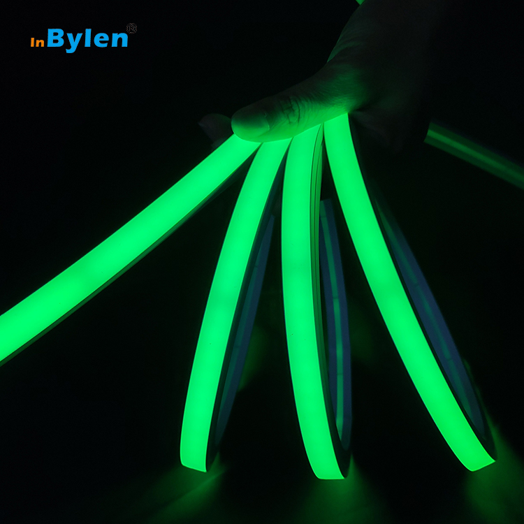 Hot Selling 12*12mm 1212 RGB Flex LED Neon Lights IP67 Waterproof Outdoor RGB Neon Flex DC24V 3838 120LED Neon RGB LED Strip