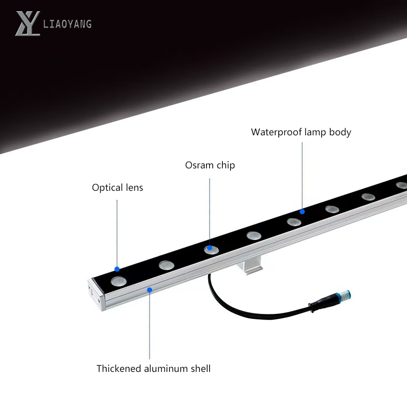 48W Outdoor Wall Washer LED Stainless Steel Wall Washer Hotel Waterproof Wall Washer