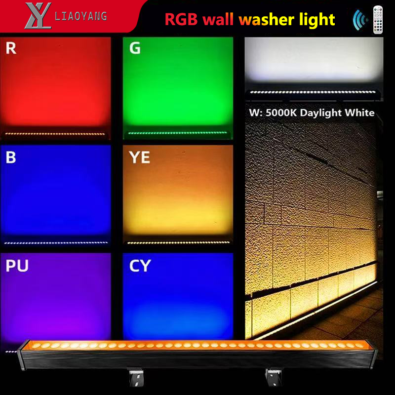 48W Outdoor Wall Washer LED Stainless Steel Wall Washer Hotel Waterproof Wall Washer