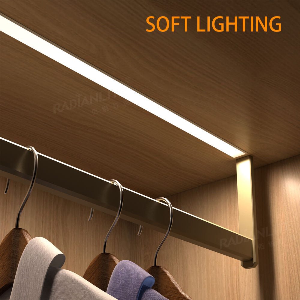 LED Cabinet Lights Embedded Recessed Modern Kitchen Display Cabinet Wardrobe IR Sensor 6000K CRI 90 3-Year Warranty