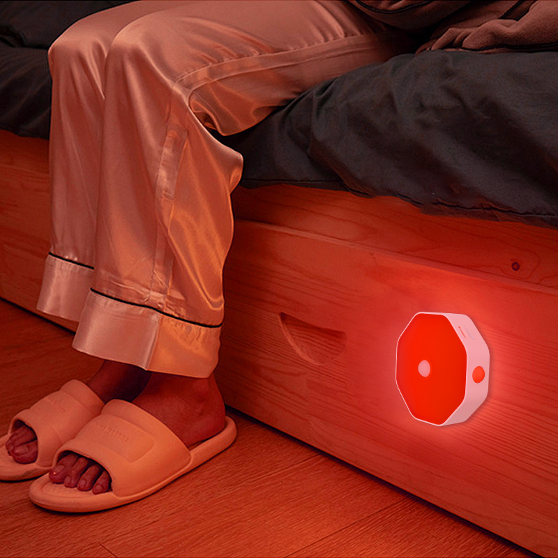 Modern Motion Sensor Switch 660nm Red LED Night Light for Bedroom Cabinet Lights