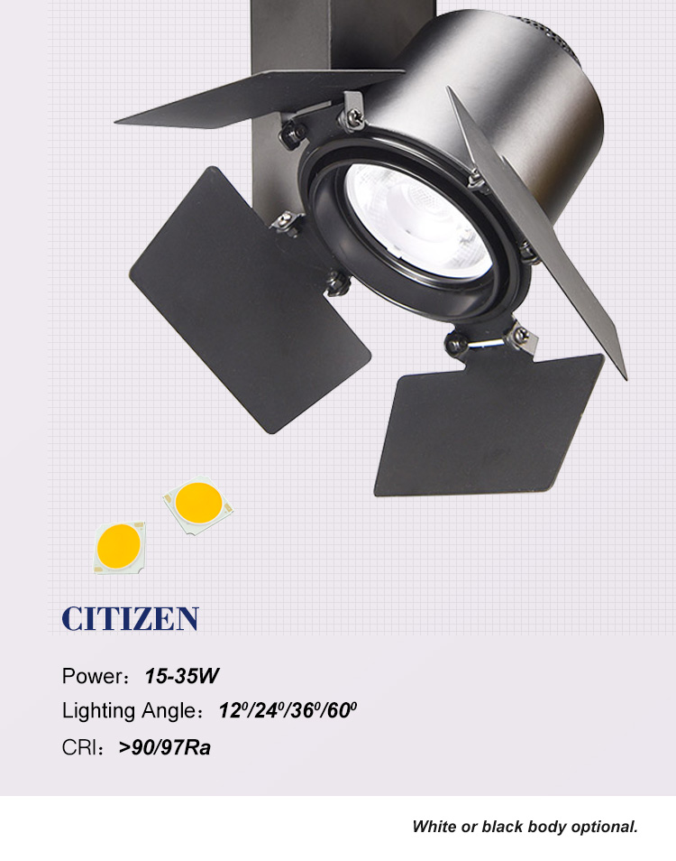 The 2022 Special Style Clothing Store Displays Line Spotlights Magnetic Track Led Lighting