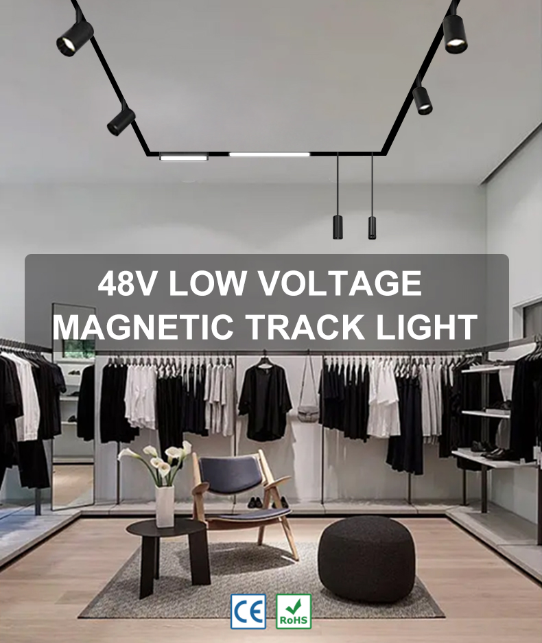 15W Dali Dimmable 2700k-5700k Cct Tunable 15/24/36/60 Degrees Lens Or Reflector 48VDC Magnetic Led Track Spotlight