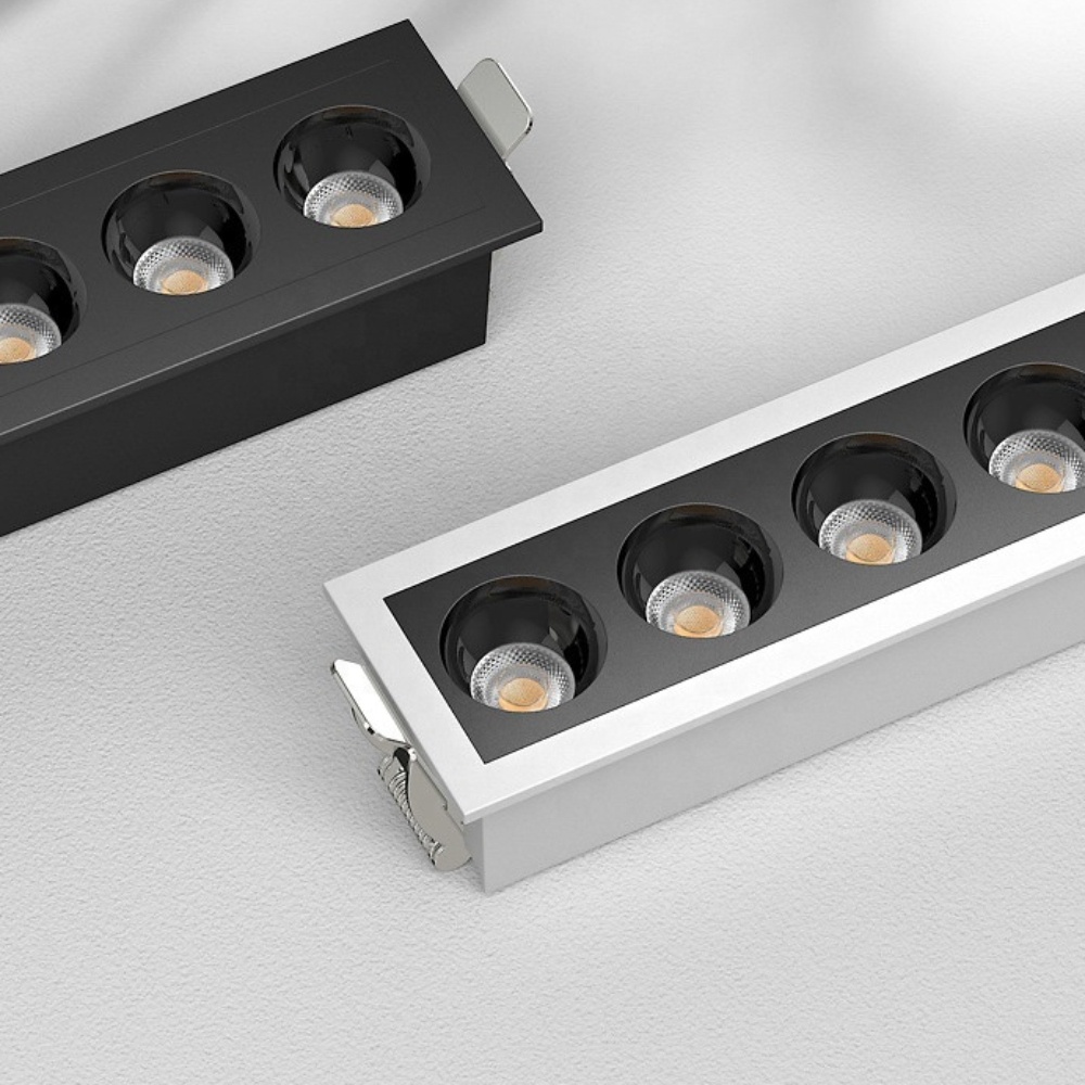 Modern Architectural LED Linear Lamp for Ceilings 2W 3030 1x2W 2x2W 5x2W 10x2W 15x2W Spot Light Laser Blade Lighting IP44 Hotels