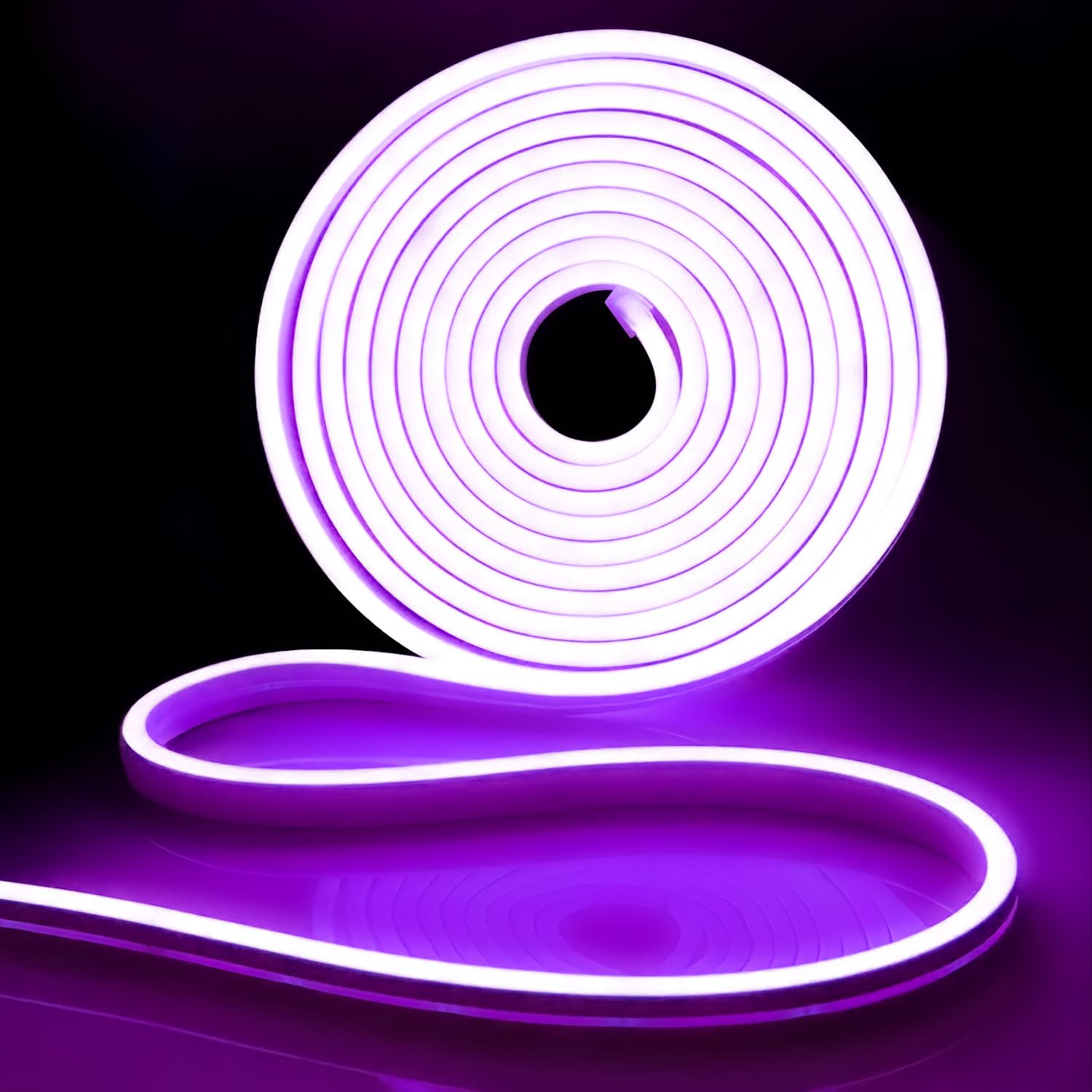 16.4ft/5m 12V Flex Waterproof Silicone LED Neon Rope Light Kitchen Bedroom Indoor Outdoor Decoration Led Strip Lights