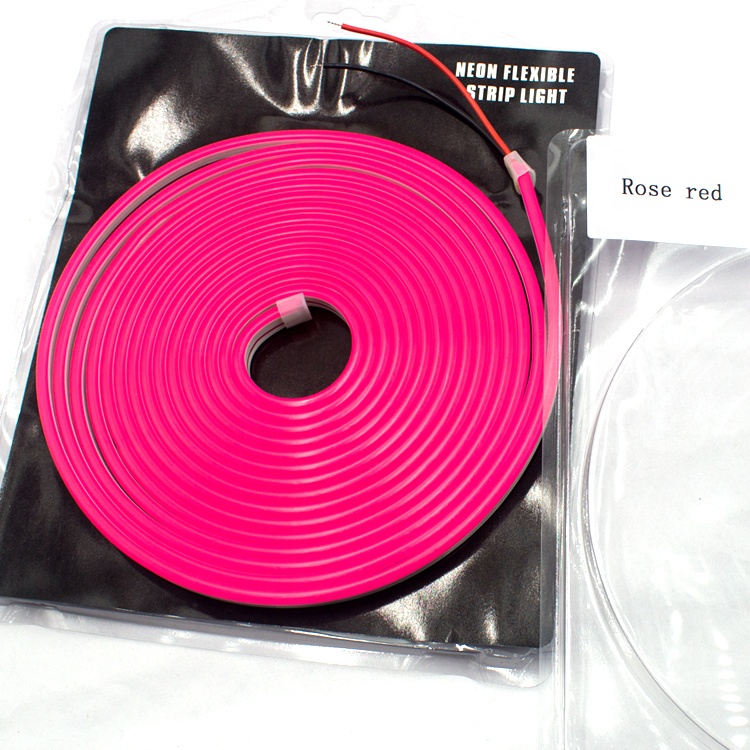 6 * 12MM Neon LED Flexible Aquarium Lighting Belt 12V Ice Blue Lights Waterproof Soft LED Flex Neon Light