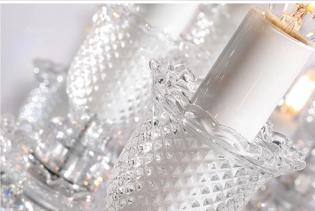High Ceiling Luxury LED Chandeliers Villa & Hotel Staircase Lighting Fixture Crystal Chandelier Pendant Light for Dining Room