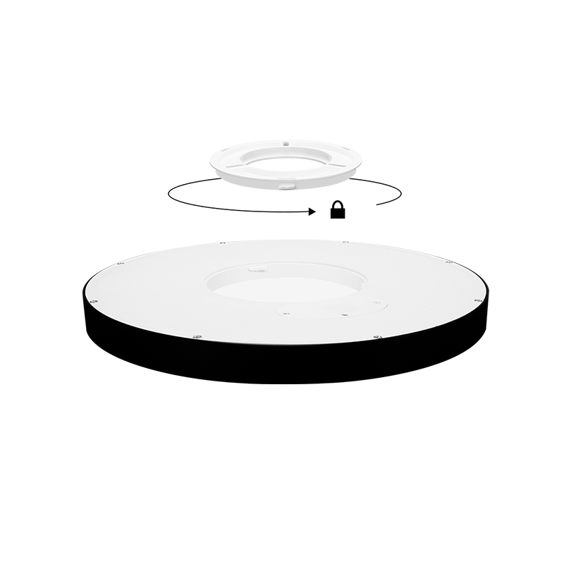 Anti-Yellowing Lighting Fixture Ceiling Surface Light for Bedroom Ambient Light