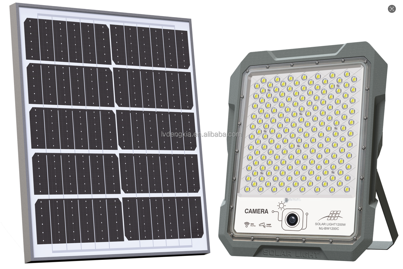 Solar Security Light Led Flood Light With Camera Outdoor Wall Street Garden Flooding Lamp Solar Powered Spot Floodlight