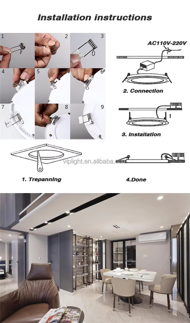 Led Panel Light Feature