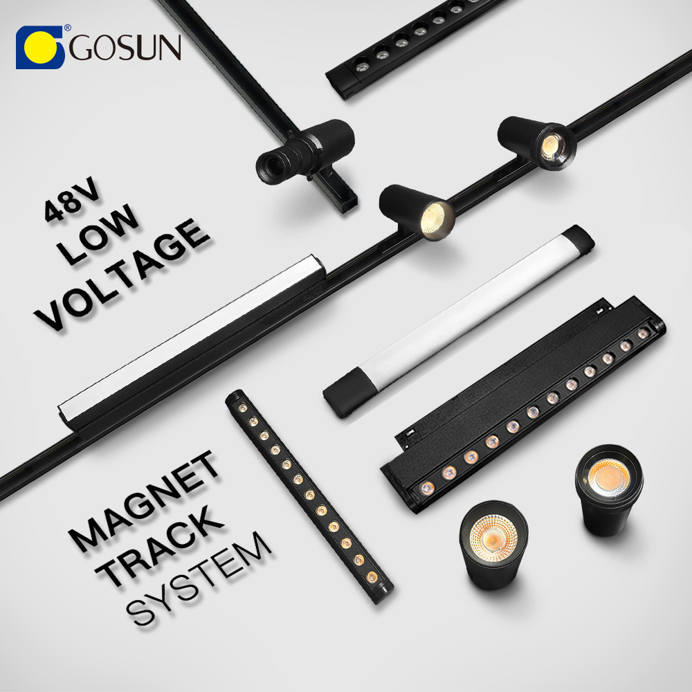 15W 48V 55mm Diameter 15-60 Degree Zoomable Led Magnetic Track Light