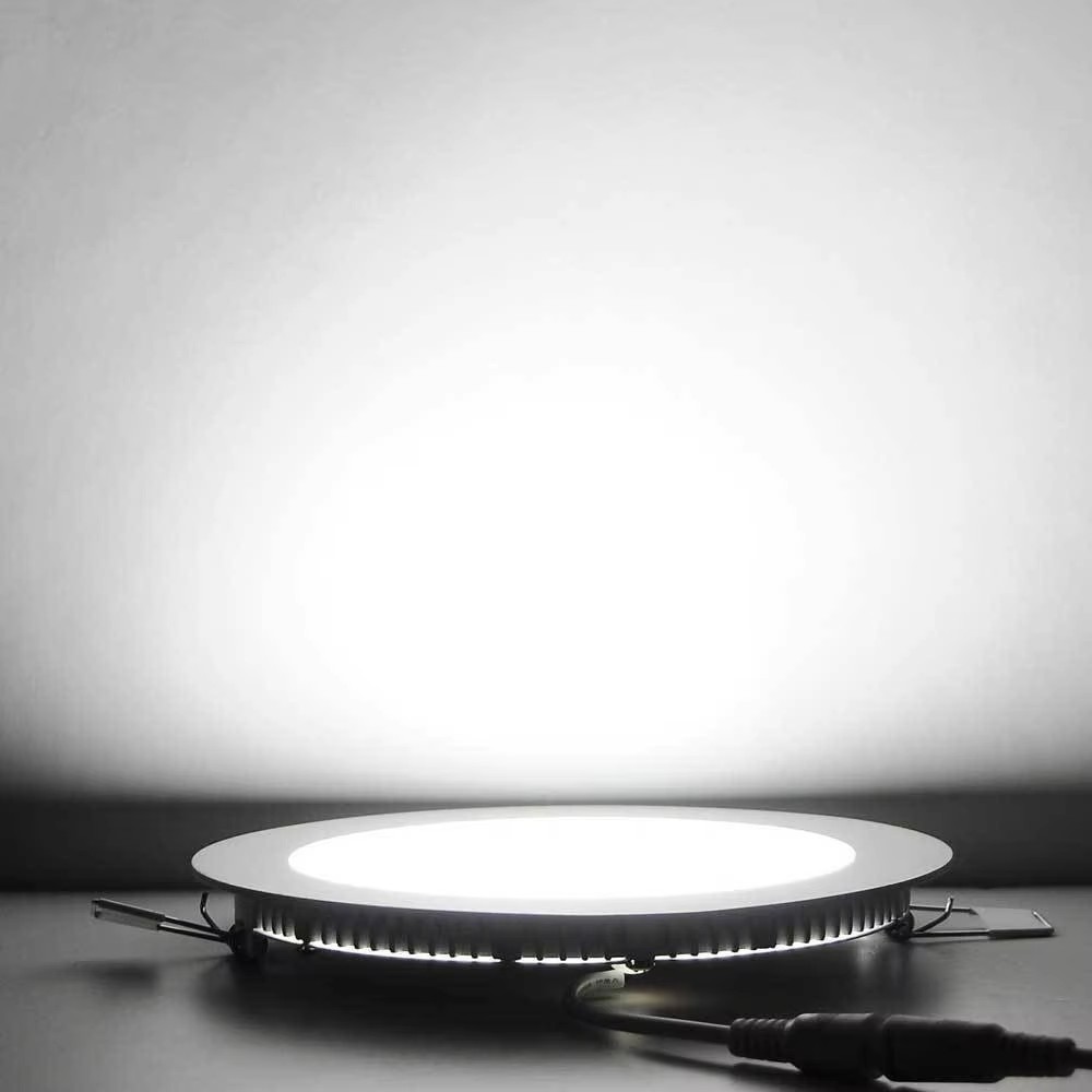 Factory Price Modern IP44 Slim Aluminum 3 6 9 12 15Watts Ultra Slim Recessed Ceiling Panel Light