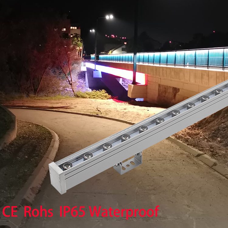 Outdoor Facade Led Wall Washer Light Architectural Advertising Landscape Led Lighting Dmx512 Led bar Wall Washer Light