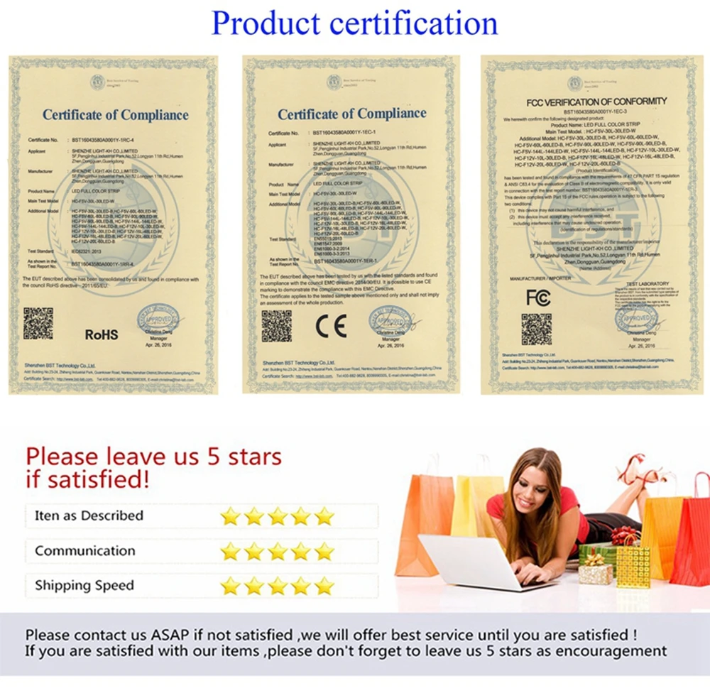 Flexible Cob Led Strip Light Waterproof Grade Options
