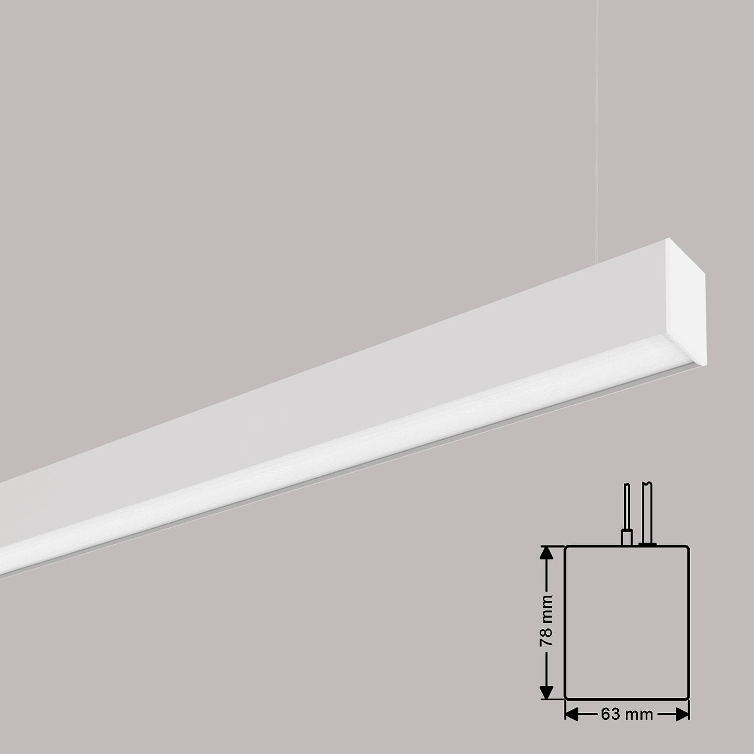 Warehouse In Germany Fast Delivery 120cm 4000K 30W Warehouse Parking 120lm/w LED Linear Light