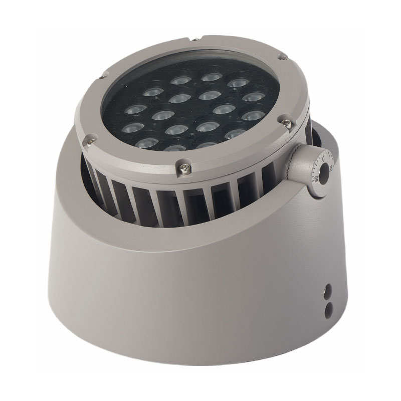 2025 High Power 36W LED Flood Light New Outdoor Warm White Cool White 6000K IP66 Round Embedded Tree Landscape Lighting