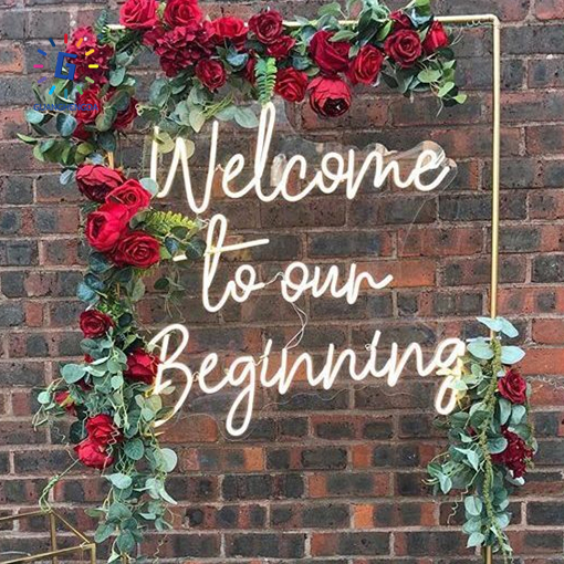 LED Neon Sign Acrylic Flex IP67 Waterproof Customizable Color &amp; Size Dimmable Neon Lights for Outdoor Bar Club Wedding Decor