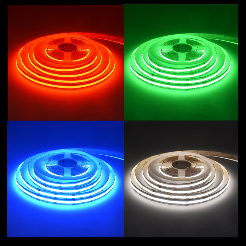 24V COB RGBW LED Strip 4-in-1 CRI 80/90/95 Warm White Light 5m DC 12V Waterproof Flexible LED Light Strip USB Copper