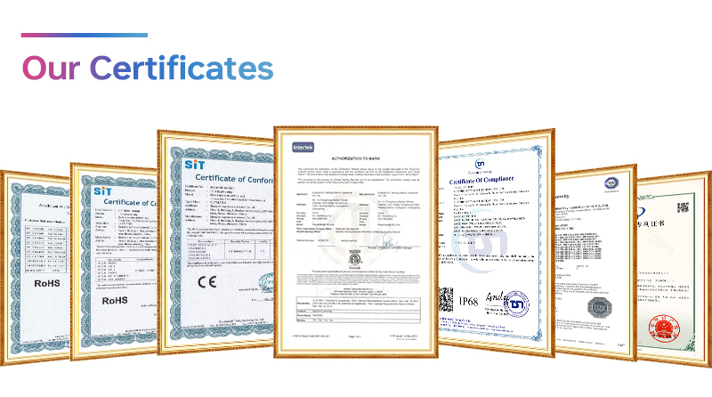 Certification and Light Quality Display 3