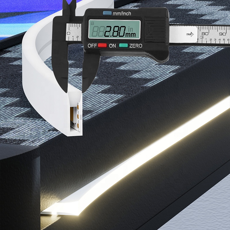 Super Thin Linear Light 24V Arbitrary Cutting Led Neon Strip Flexible Cabinet Light Recessed Furniture Light Led Strip