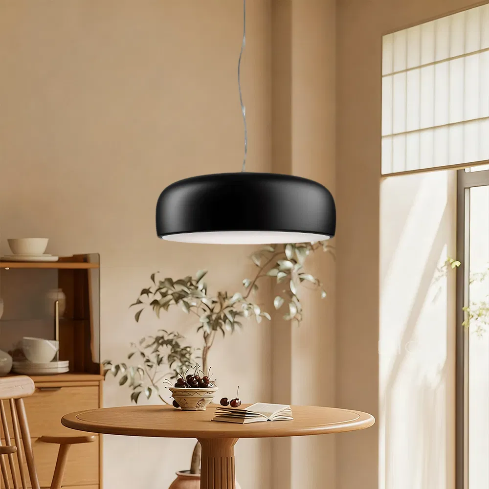 Modern Matte Black Pendant Light for Minimalist Homes
