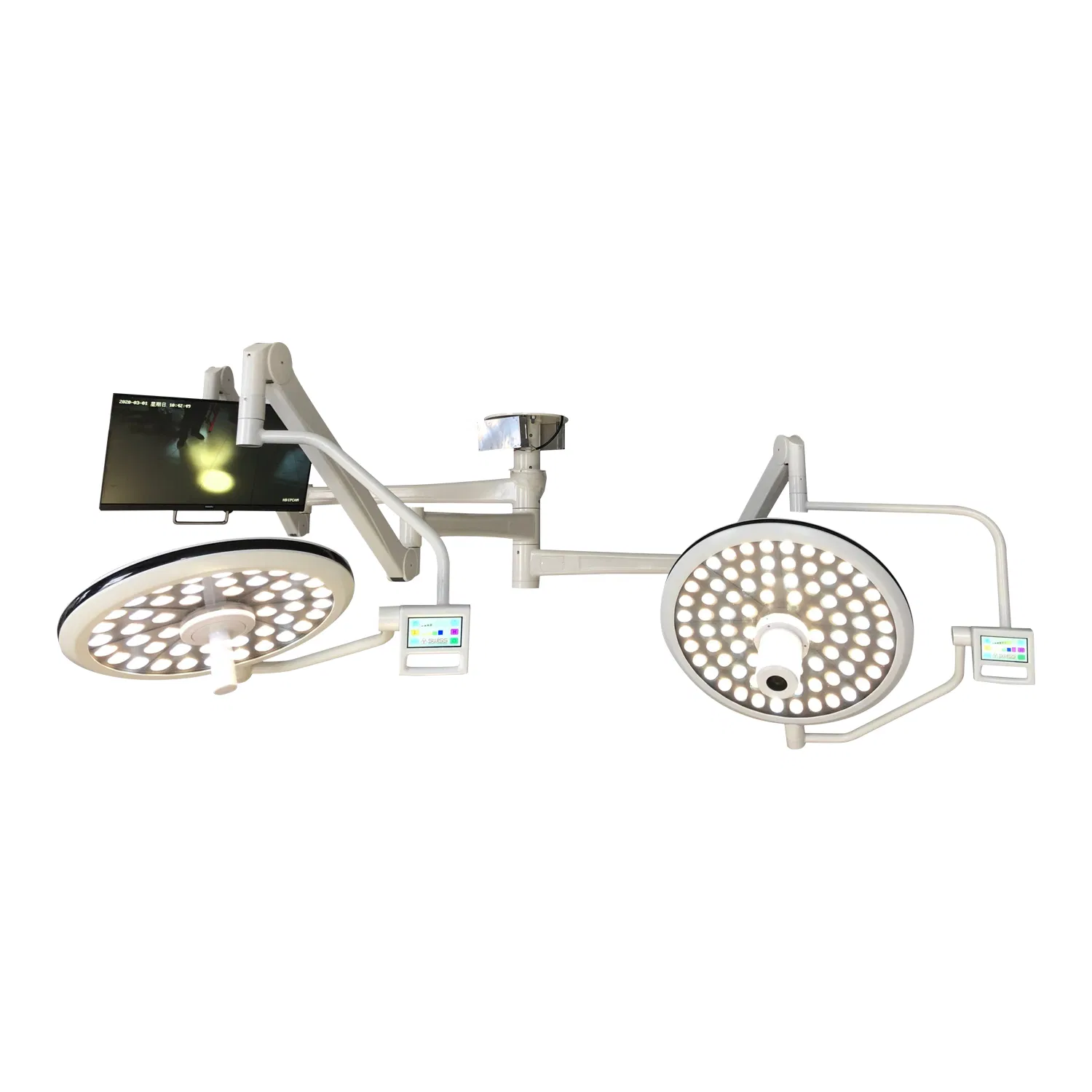 China Mplent Factory Produce 700 Dome LED Surgical Light Ceiling Mounted Operation Light for Hospital Clinic Medical Application