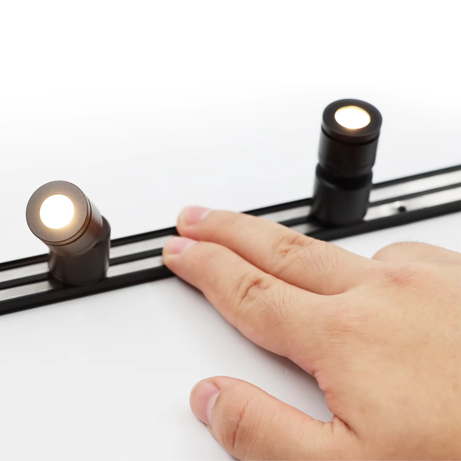 Mini Magnetic Track Light &amp; Cabinet Track Lighting System, LED Under Cabinet Lights, Motion Sensor, Spot Light, Track Lights