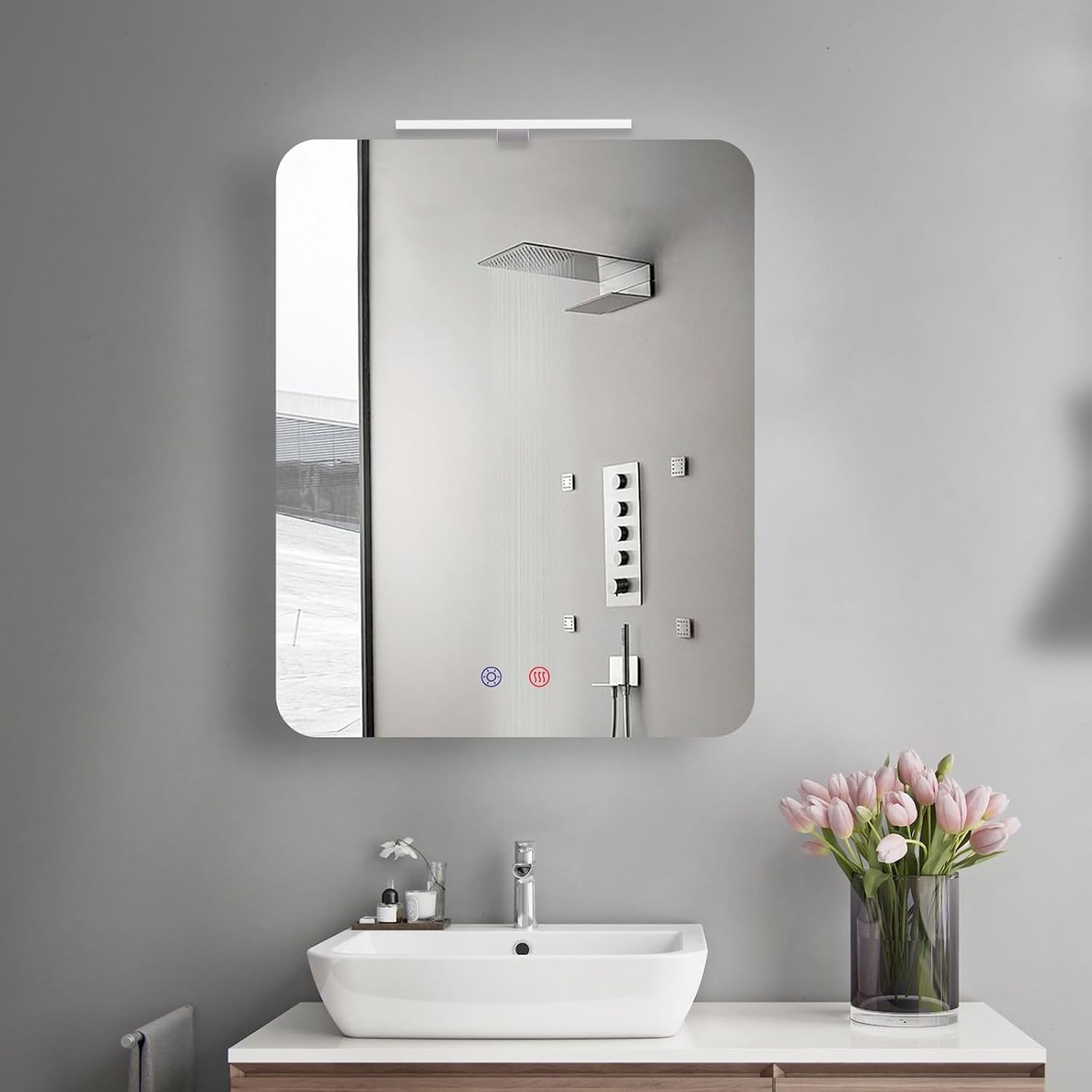 IP44 Makeup Lights Cabinet Light 300mm Length LED ABS Mirror Lamp Bathroom Wall Lamps