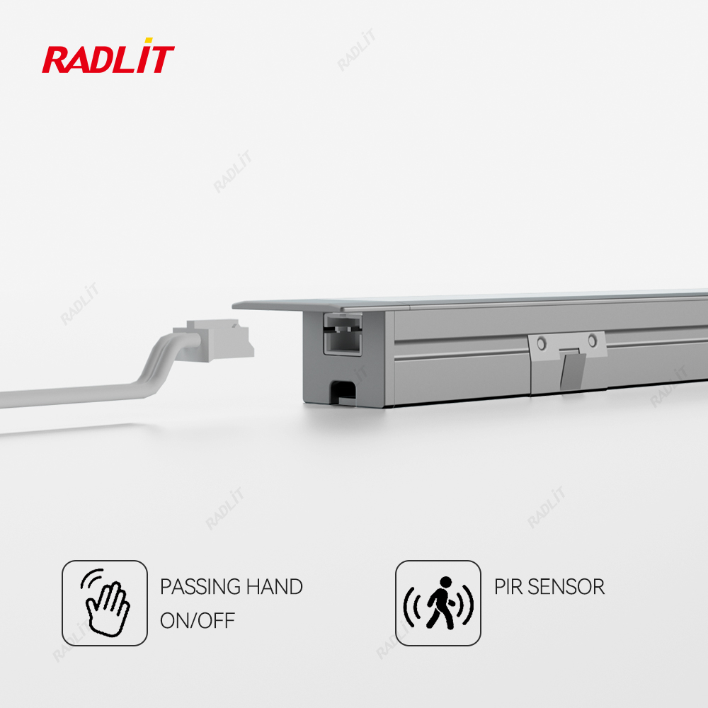 LED Cabinet Lights Embedded Recessed Modern Kitchen Display Cabinet Wardrobe IR Sensor 6000K CRI 90 3-Year Warranty