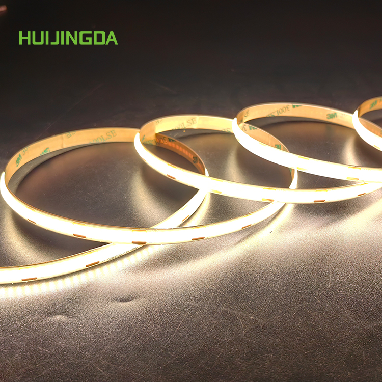 DC12V 24V 10mm Width PCB 528LEDs/m IP20 Roll-to-Roll Flexible COB Led Strip Light