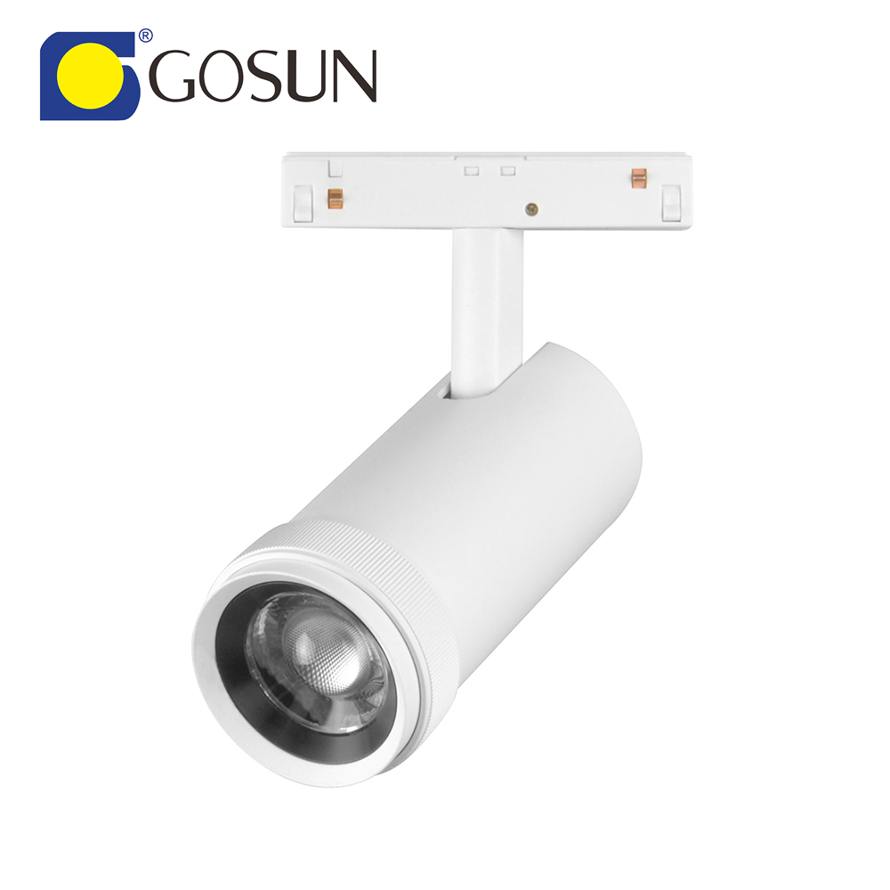 15W 48V 55mm Diameter 15-60 Degree Zoomable Led Magnetic Track Light