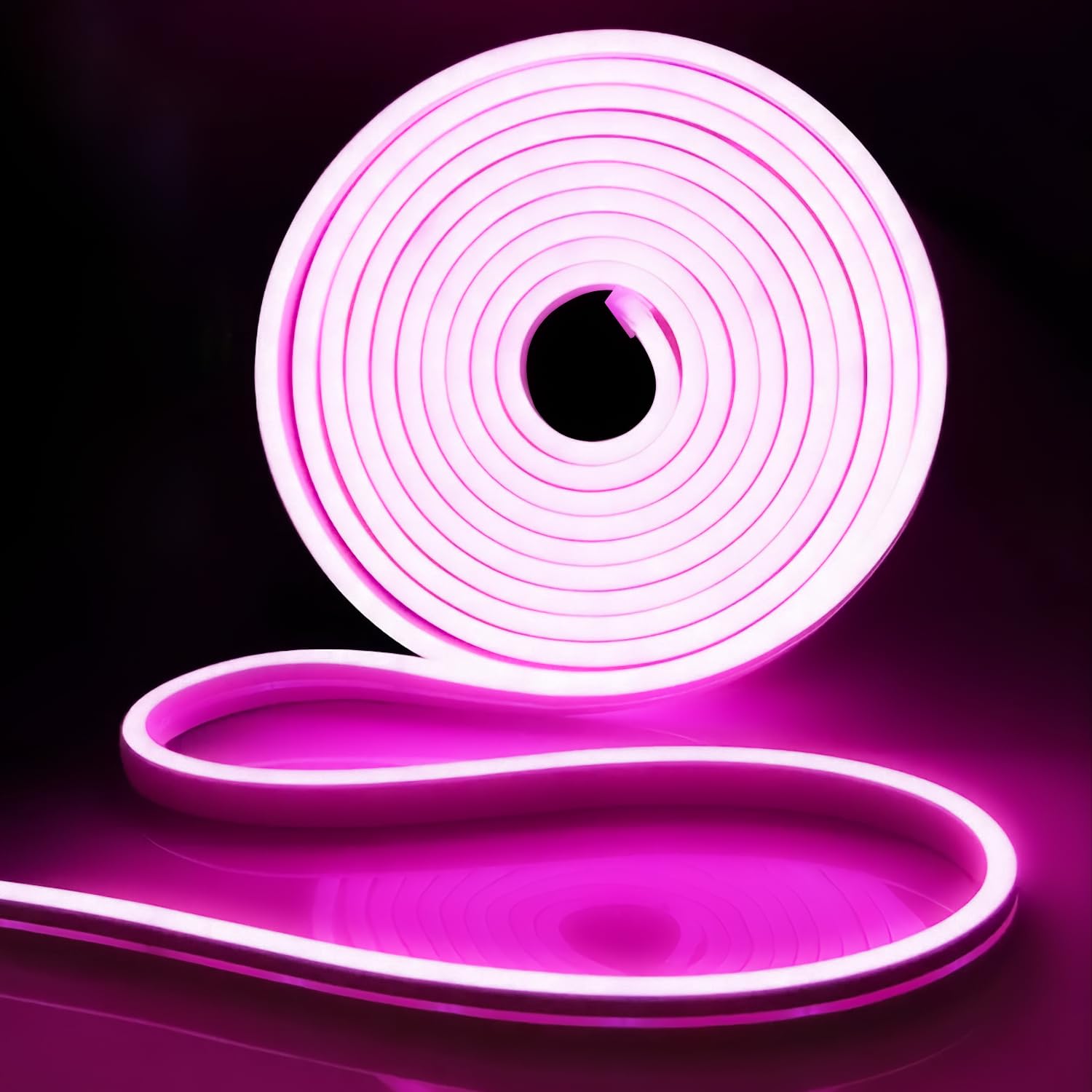 16.4ft/5m 12V Flex Waterproof Silicone LED Neon Rope Light Kitchen Bedroom Indoor Outdoor Decoration Led Strip Lights