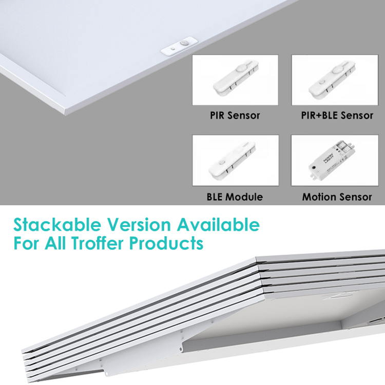 Direct Shipping Vietnam Factory Dimmable Drop Ceiling Panel Light LED Recessed Troffer Light