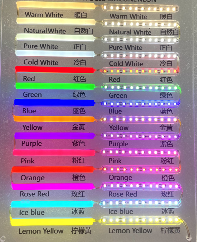 Adv 6mm 8mm 12mm Led Silicone Tube Neon 2nd Generate Flex Luces DC5V Zigzag s Strip Led Neon Neon Flex Led 12v for Sign Maker