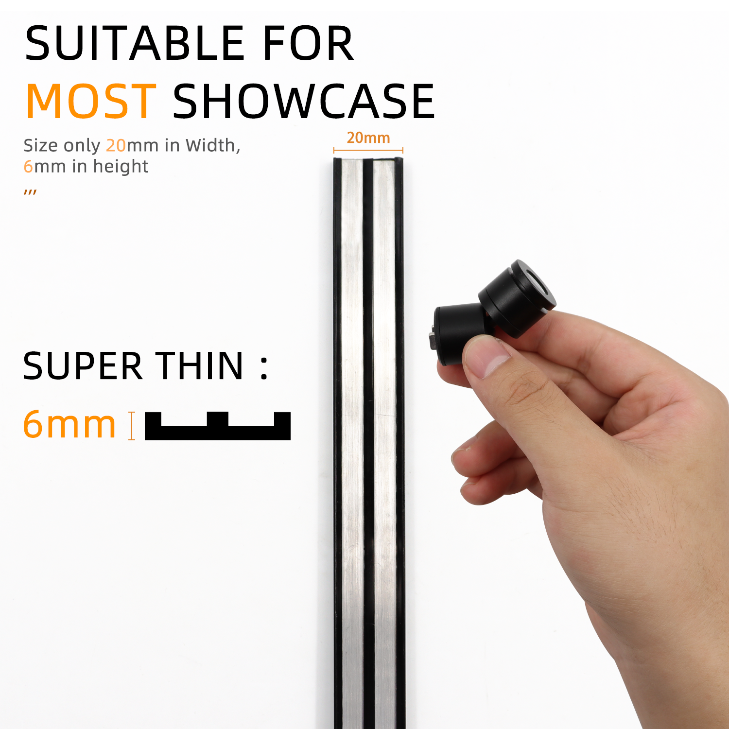 Mini Magnetic Track Light &amp; Cabinet Track Lighting System, LED Under Cabinet Lights, Motion Sensor, Spot Light, Track Lights
