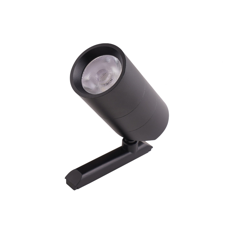 High Power 5W Modern Aluminum Magnetic Track Lighting Black DC12V LED Mini Track Spotlight for Jewelry Watch Cabinet