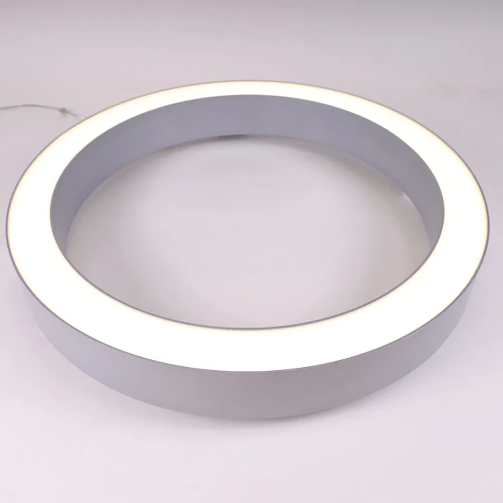 Profile Curved RGB Colorful Circular LED Chandelier Pendant Light
