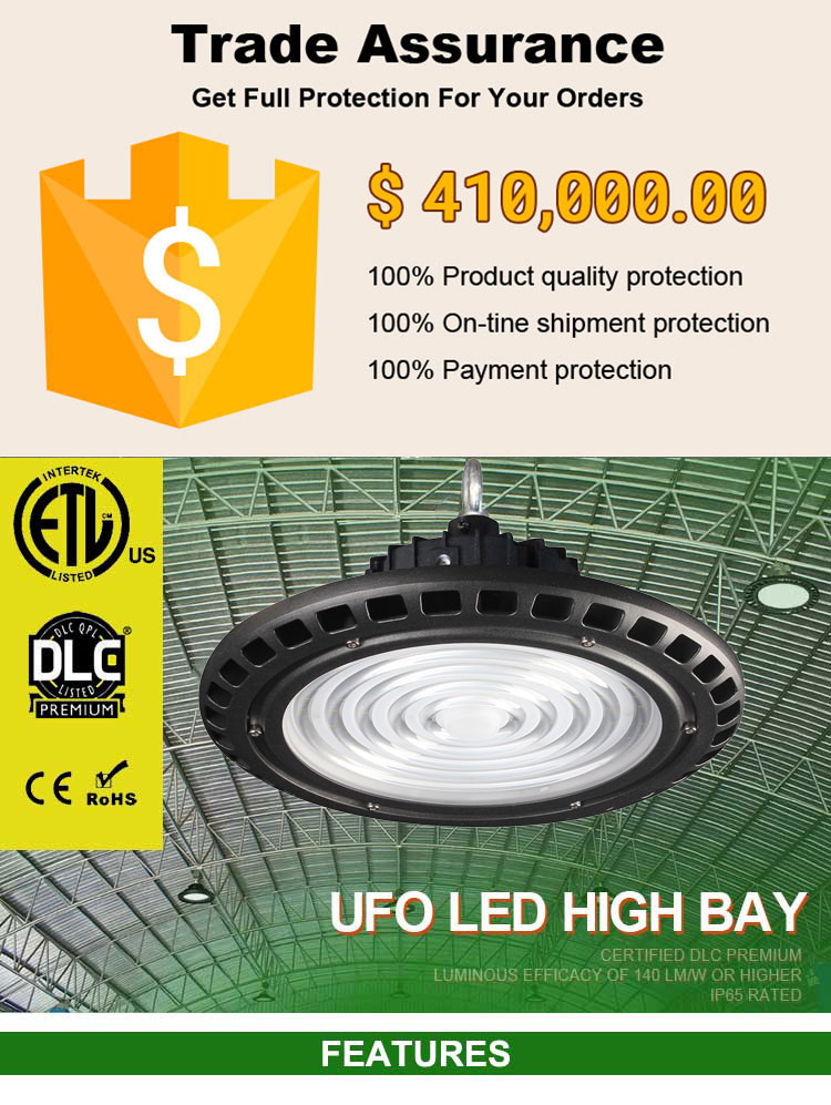 UFO Shape LED High Bay Light Structure